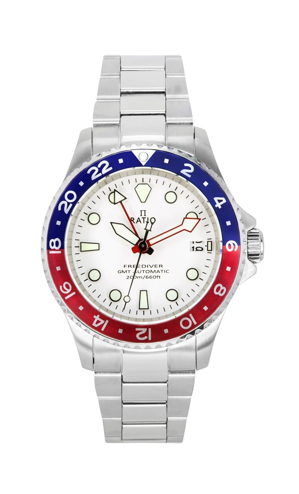 Ratio FreeDiver GMT RTF061 Sapphire Automatic 200M Men's Watch — view 9