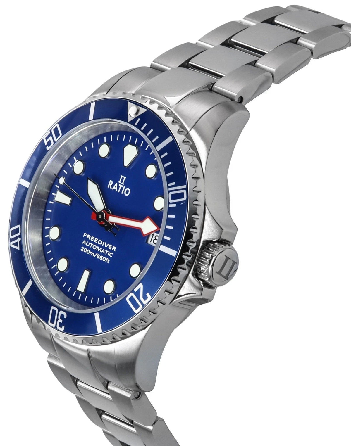 Ratio FreeDiver GMT Series RTF053 Blue Dial Automatic 200M Men's Watch — view 8