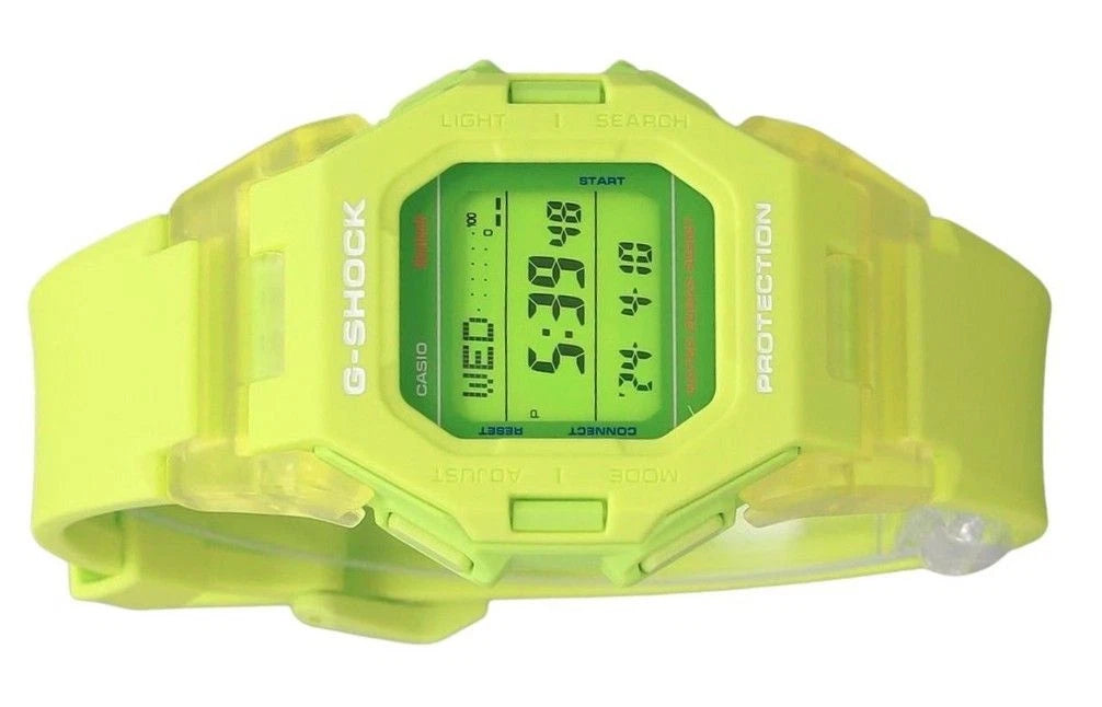 Casio G-SHOCK GD-B500S-3DR – Fluorescent Green Bluetooth Step Tracker – 200M — view 3