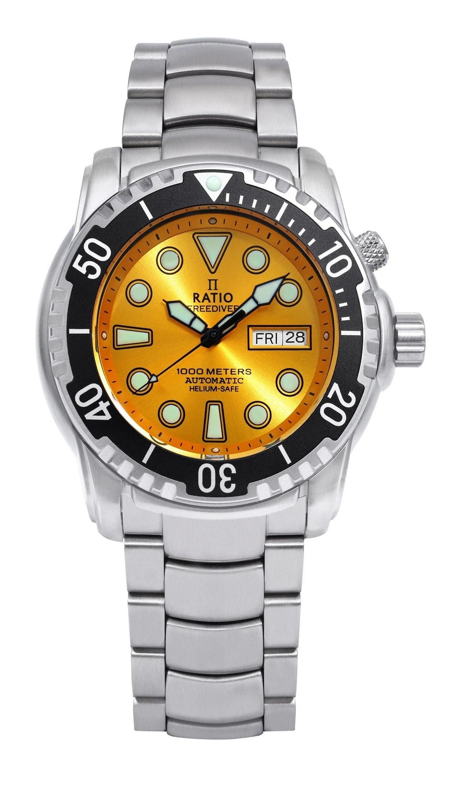 Ratio FreeDiver Helium-Safe 1000M Sapphire Automatic 1068HA96-34VA-YLW Men's Watch — view 2