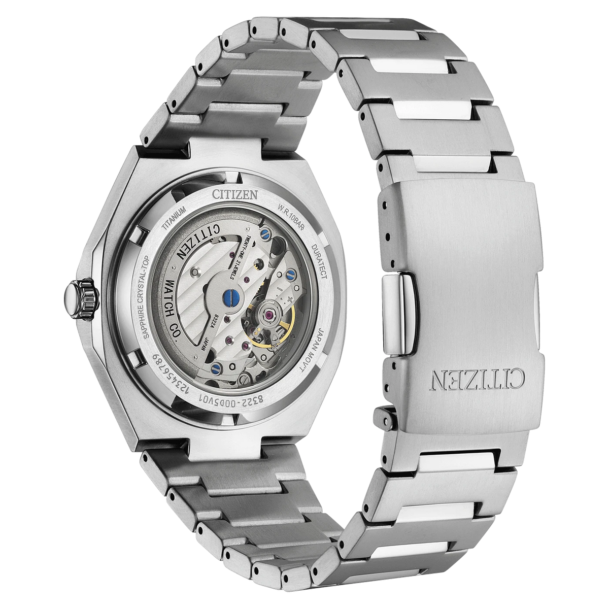Citizen Zenshin 60 Automatic NK5020-58L – Light Blue Dial Super Titanium — view 3
