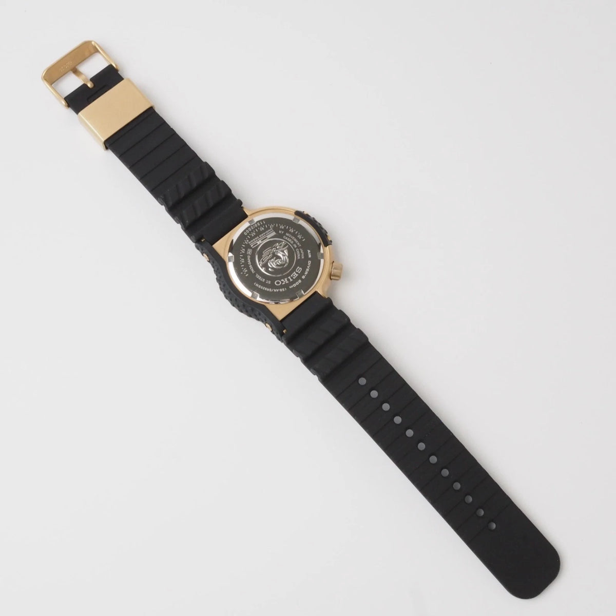 Seiko Giugiaro Air Divers 200m Numbered Limited Edition 1130/2000 – Gold Dial – 43.8mm – 7N36 Quart — view 9