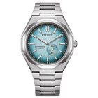 Citizen Zenshin 60 Automatic NK5020-58L – Light Blue Dial Super Titanium view 1