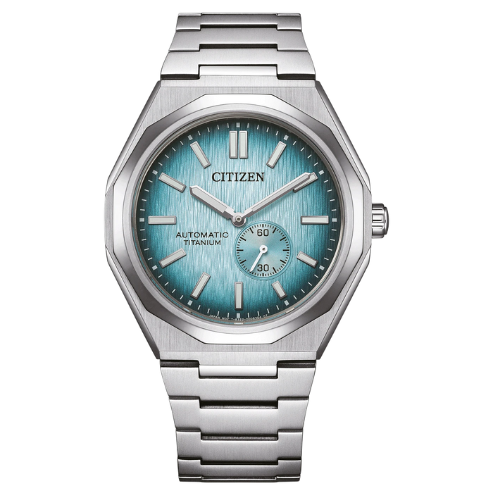 Citizen Zenshin 60 Automatic NK5020-58L – Light Blue Dial Super Titanium