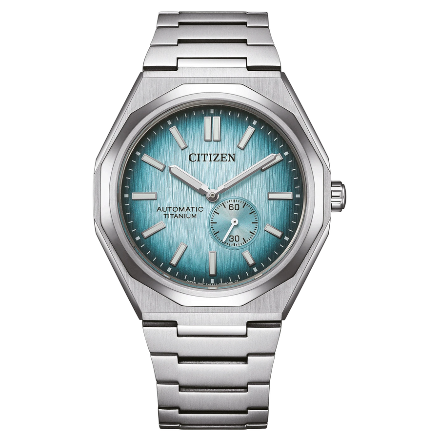 Citizen Zenshin 60 Automatic NK5020-58L – Light Blue Dial Super Titanium