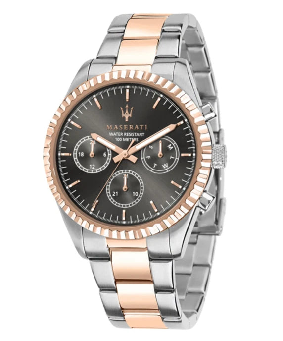 Maserati Competizione R8853100020 – Black Dial Two-Tone Quartz Men’s Watch, 43mm — view 9