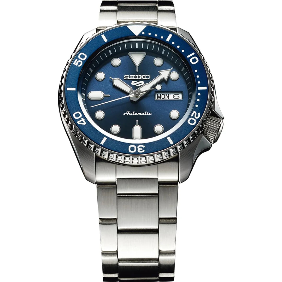 Seiko 5 Sports 38mm "Midi Size" Automatic – Blue Dial – NEW — view 6