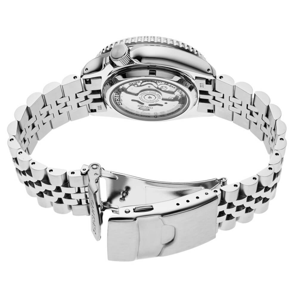 Seiko 5 Sports SSK021 GMT – Charcoal Dial with Gold Accents — view 4
