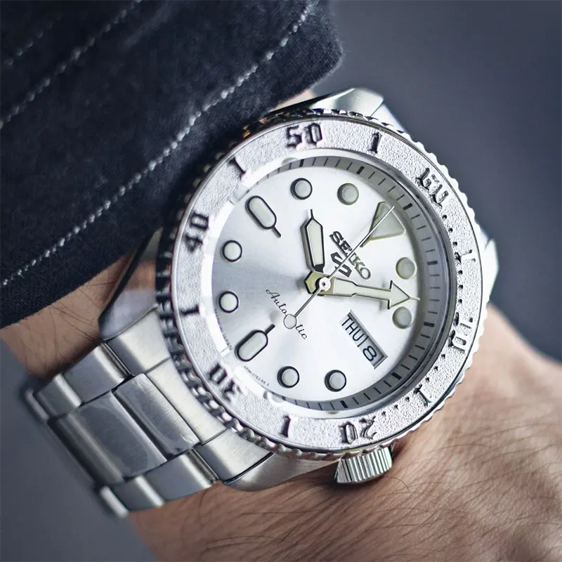 Seiko 5 Sports SRPE71 – Silver Dial Automatic Watch — view 2